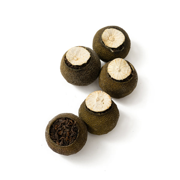 Green Citrus Ripe Pu-erh - EisaiTea